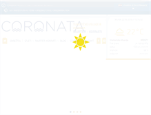 Tablet Screenshot of coronata.hr